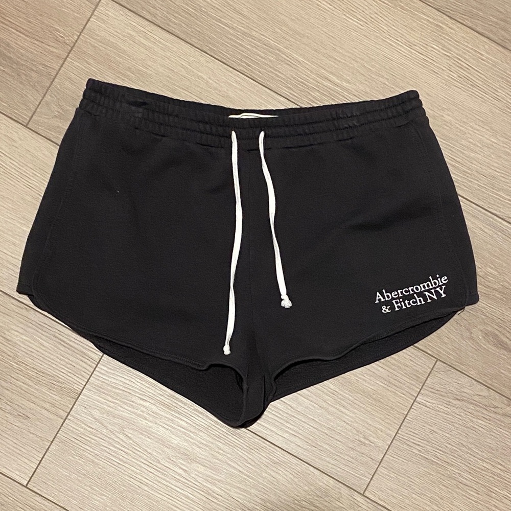 Abercrombie & Fitch Black Athletic Shorts